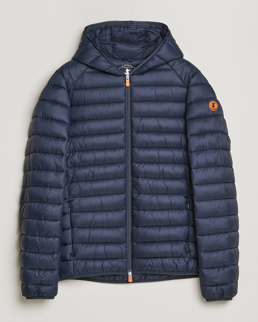 Homme | Manteaux Et Vestes | Save The Duck | Donald Lightweight Padded Hooded Jacket Blue Black