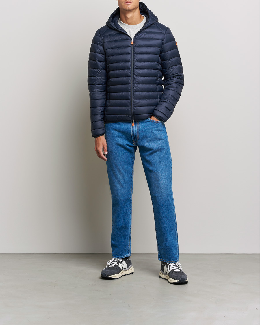 Homme | Manteaux Et Vestes | Save The Duck | Donald Lightweight Padded Hooded Jacket Blue Black