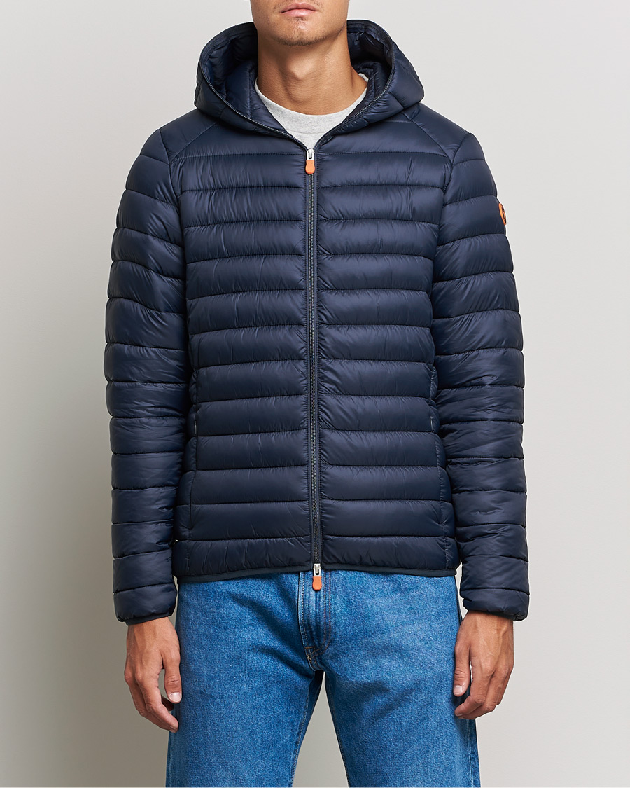 Homme | Manteaux Et Vestes | Save The Duck | Donald Lightweight Padded Hooded Jacket Blue Black