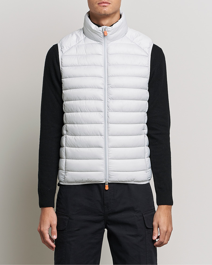 Heren | Jassen | Save The Duck | Adam Lightweight Padded Vest Frozen Grey