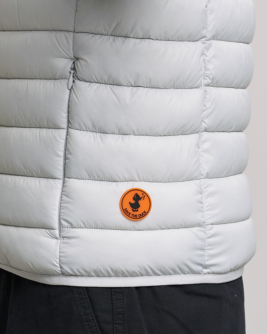 Heren | Jassen | Save The Duck | Adam Lightweight Padded Vest Frozen Grey