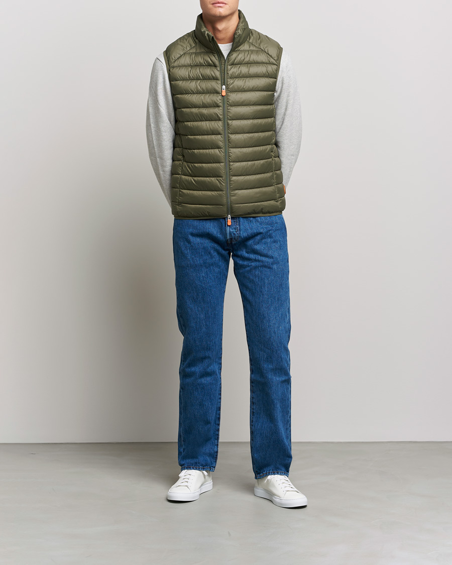 Heren | Jassen | Save The Duck | Adam Lightweight Padded Vest Laurel Green