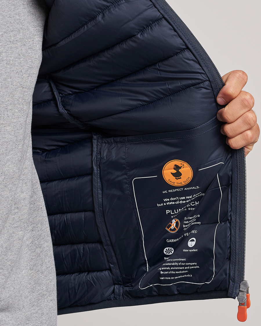 Homme | Gilets | Save The Duck | Adam Lightweight Padded Vest Blue Black