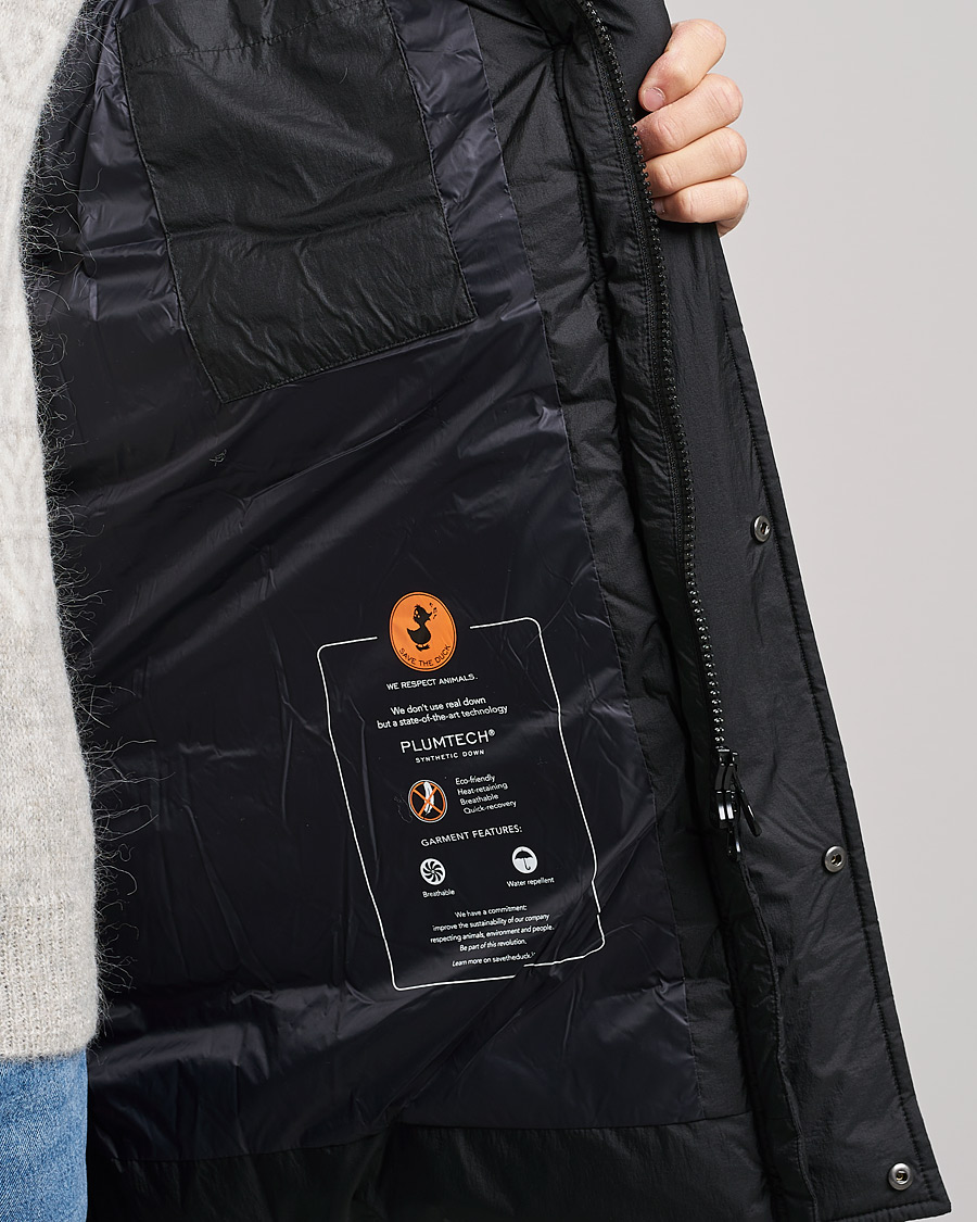 Homme | Manteaux Et Vestes | Save The Duck | Jeremy Crinkle Nylon Parka Black