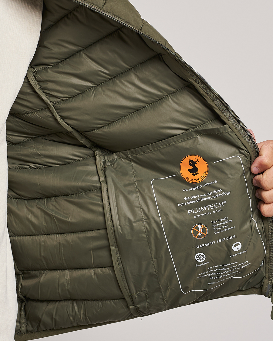 Homme | Manteaux Et Vestes | Save The Duck | Lewis Matt Lightweight Jacket Laurel Green