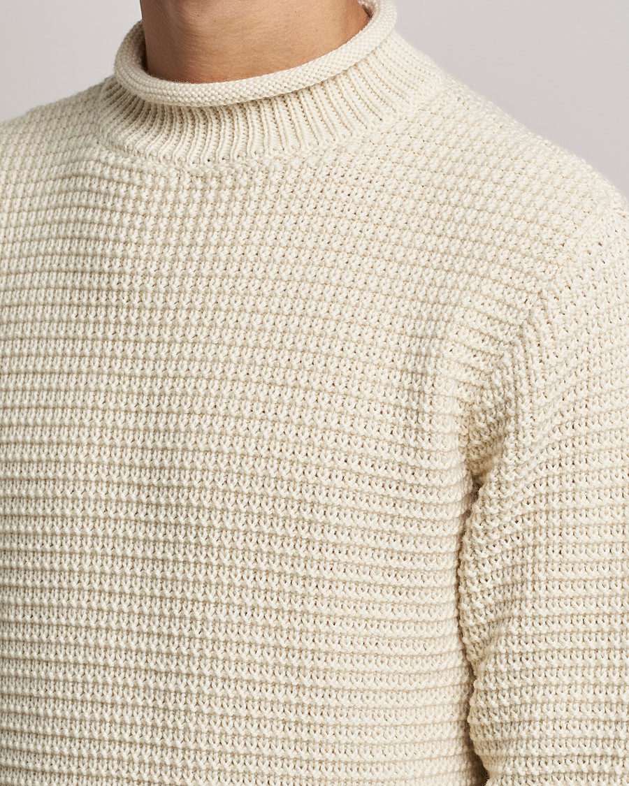 Homme | Pulls Et Tricots | Sunspel | Fisherman Jumper Ecru