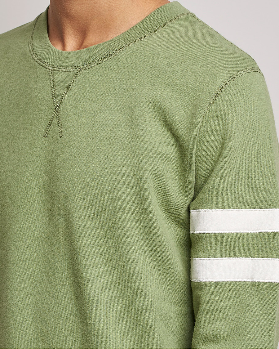 Heren | Truien | Sunspel | Paul Weller Loopback Sweatshirt Dark Sage