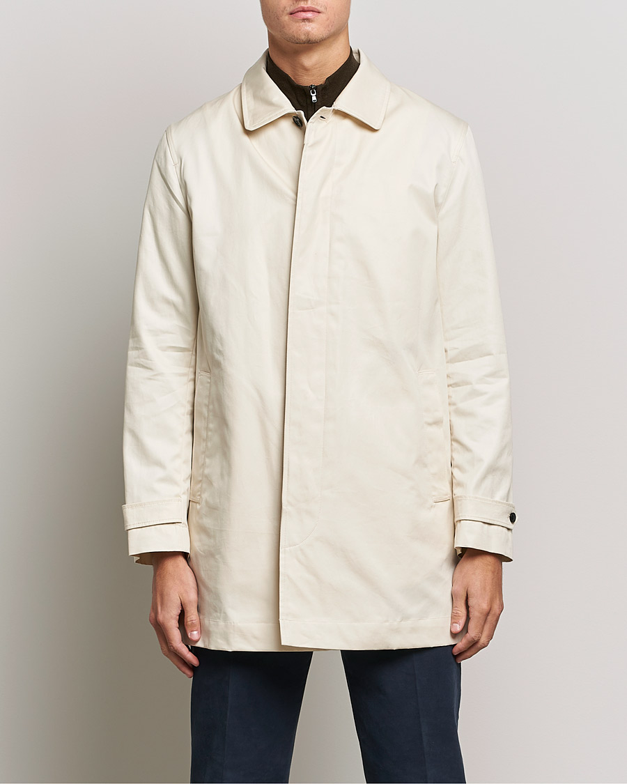 Heren | Jassen | Sunspel | Paul Weller Technical Cotton Mac Stone
