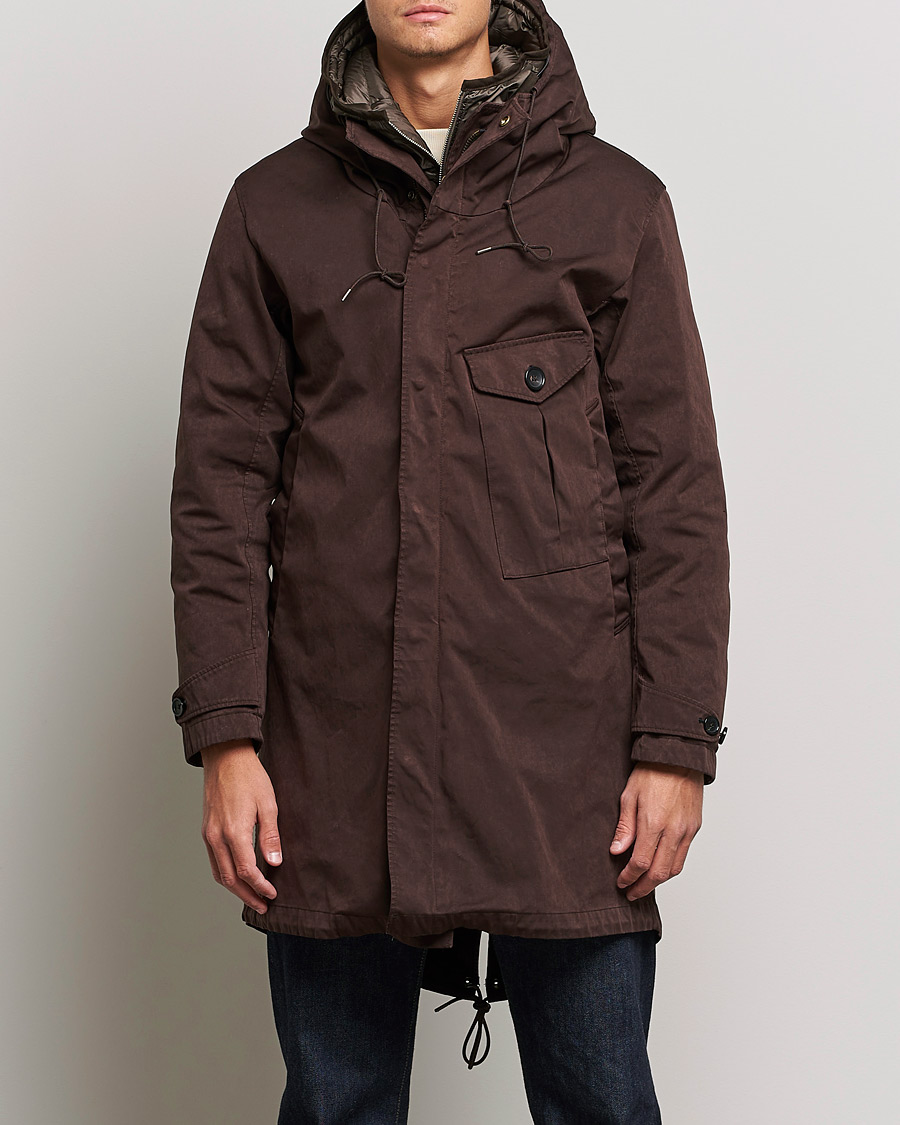 Heren | Jassen | Ten c | OJJ Cyclone Parka Brown