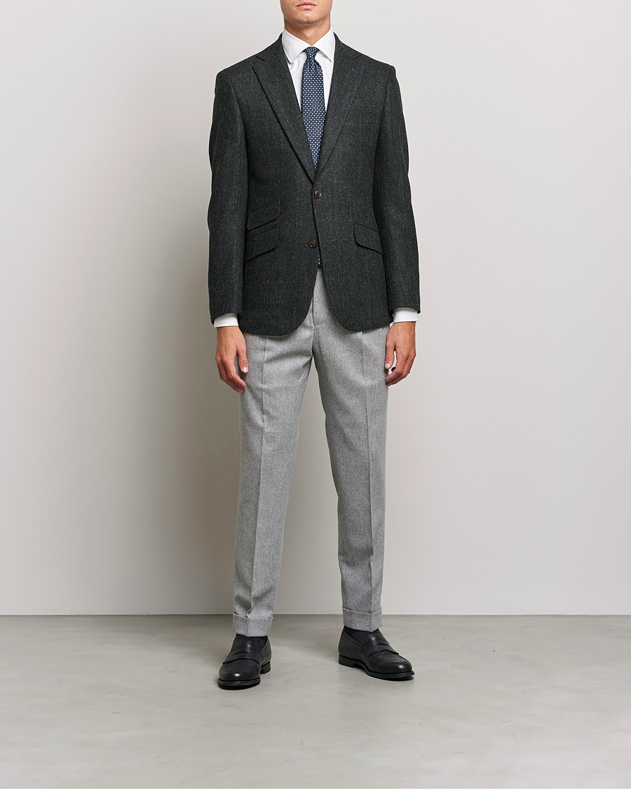 Heren | Blazers | Walker Slater | Edward Lambswool Tweed Blazer Grey