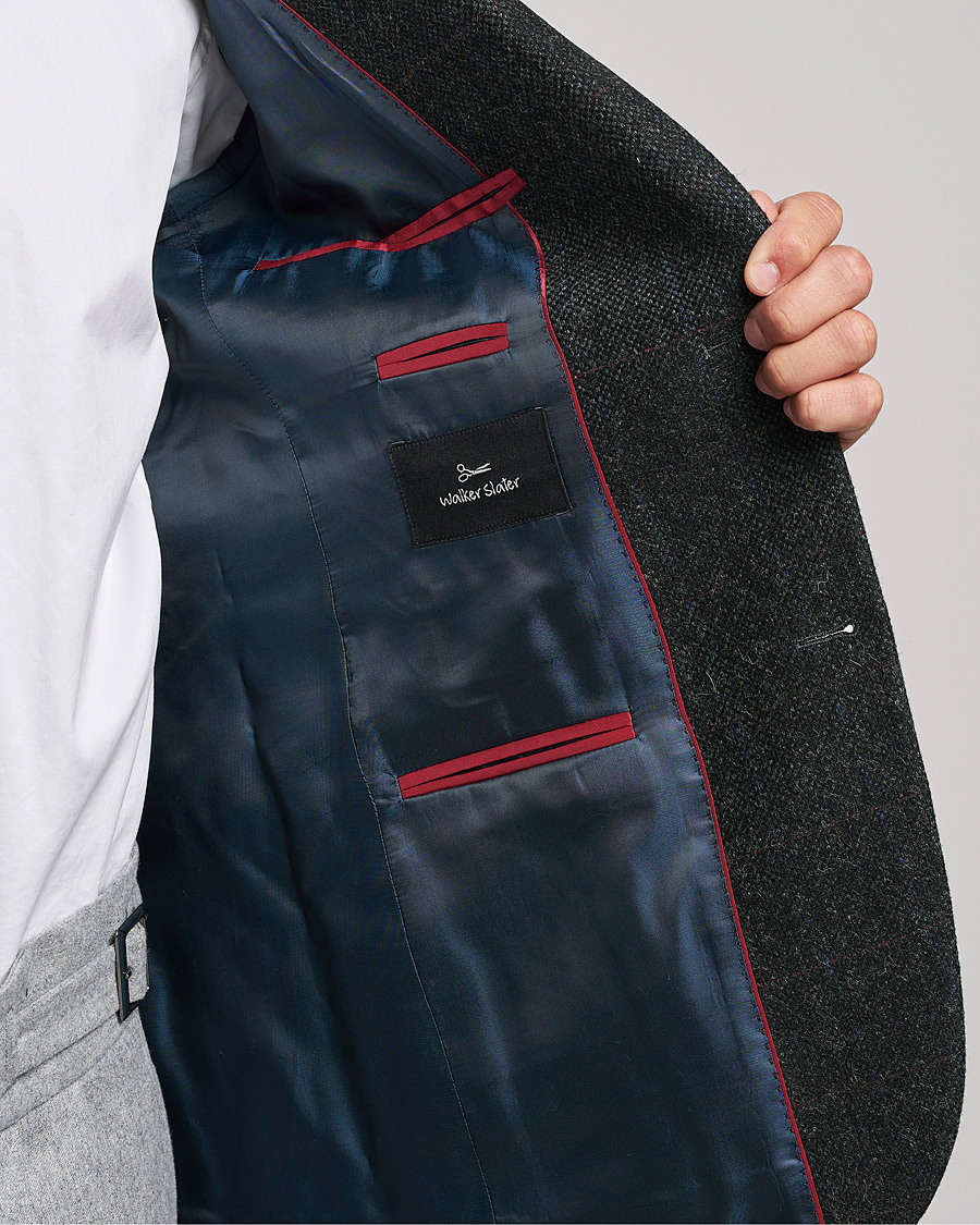 Heren | Blazers | Walker Slater | Edward Lambswool Tweed Blazer Grey