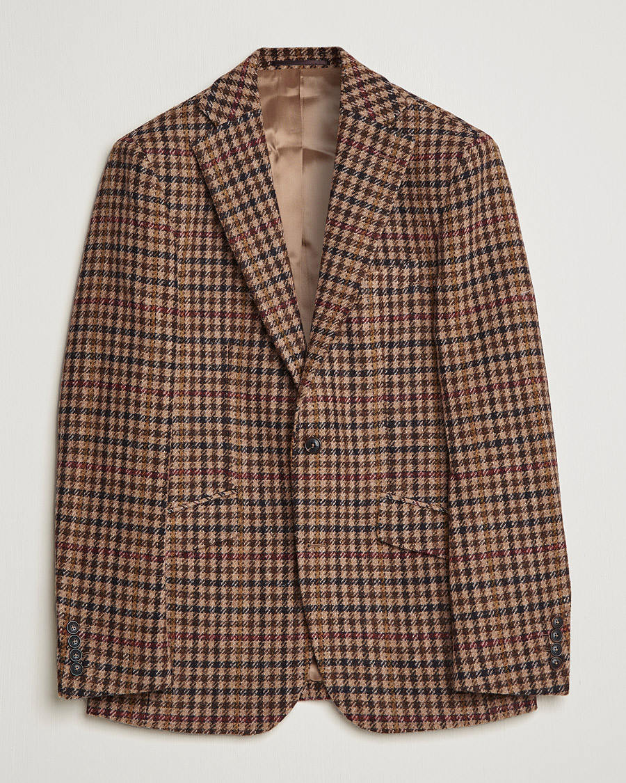 Heren | Blazers | Walker Slater | Edward Harris Checked Tweed Blazer Beige