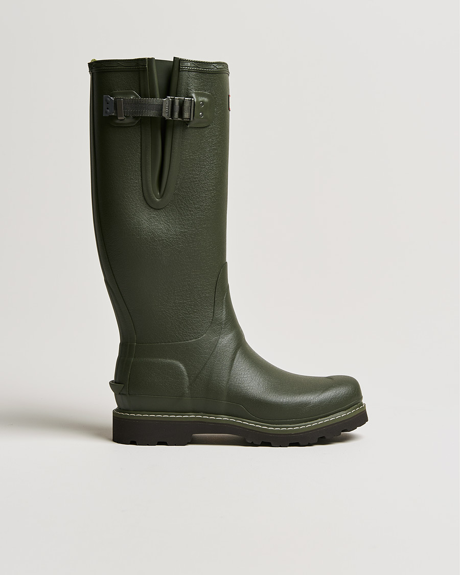 Homme | Hunter Balmoral Commando Sole Boot Dark Olive | Hunter Boots | Hunter Balmoral Commando Sole Boot Dark Olive