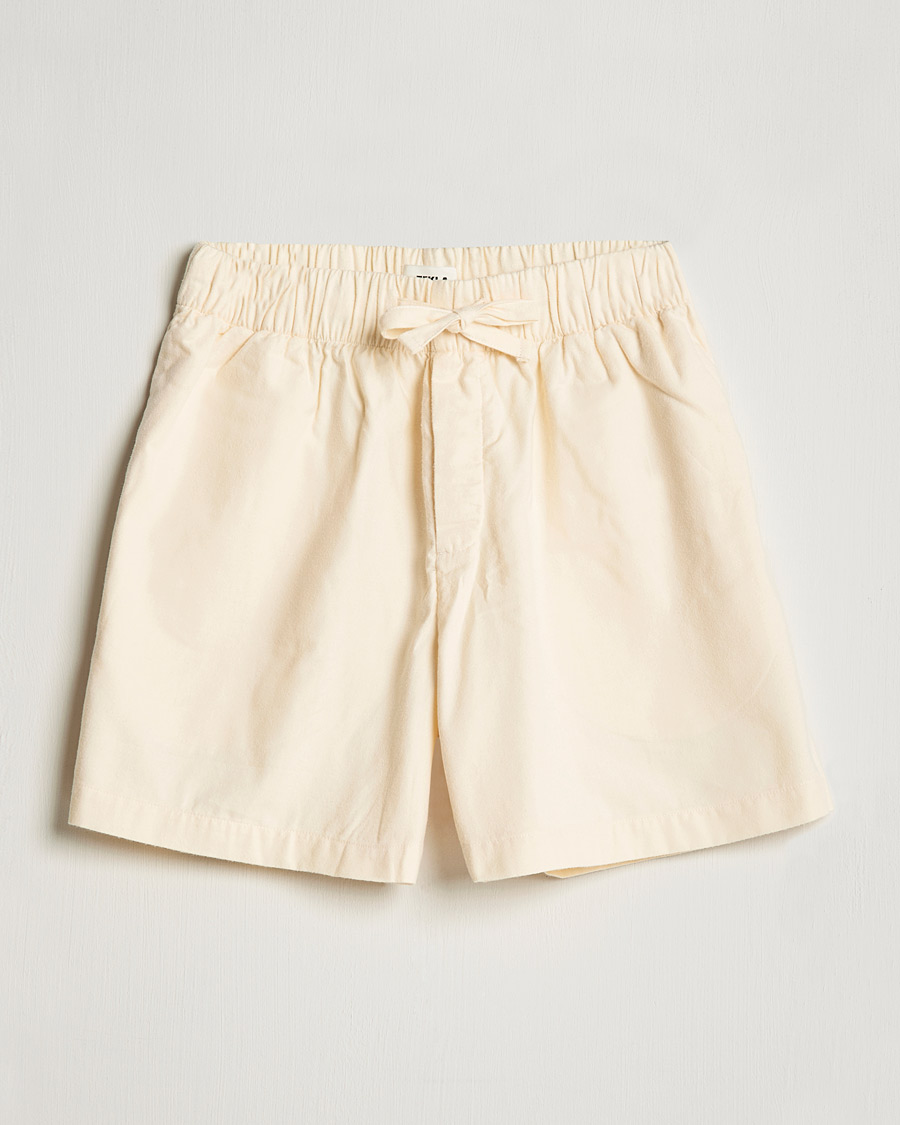 Homme | Peignoirs Et Pyjamas | Tekla | Flannel Pyjama Shorts Moondust