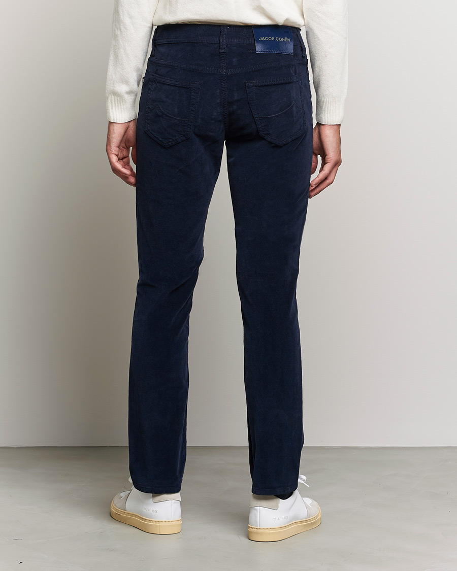 Heren | Broeken | Jacob Cohën | Bard 5-Pocket Corduroy Trousers Navy
