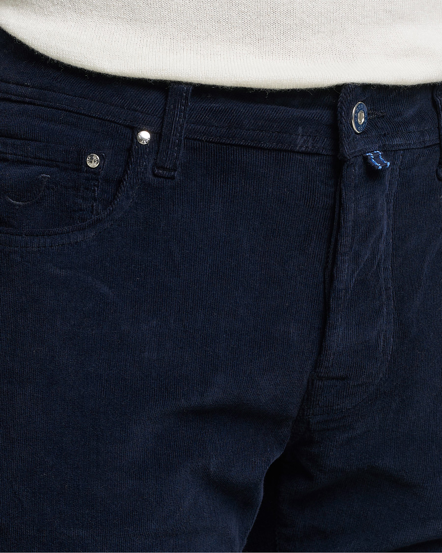 Heren | Broeken | Jacob Cohën | Bard 5-Pocket Corduroy Trousers Navy