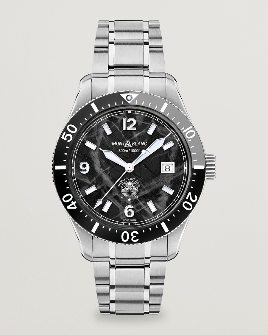 Heren | Montblanc 1858 Iced Sea Automatic 41mm Black | Montblanc | 1858 Iced Sea Automatic 41mm Black