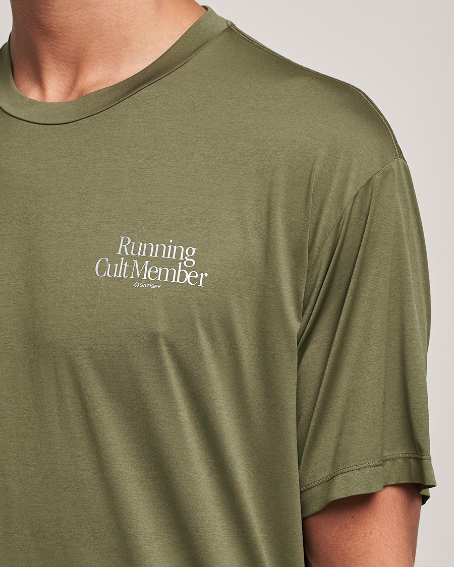 Homme | T-shirts | Satisfy | AuraLite T-Shirt Olive