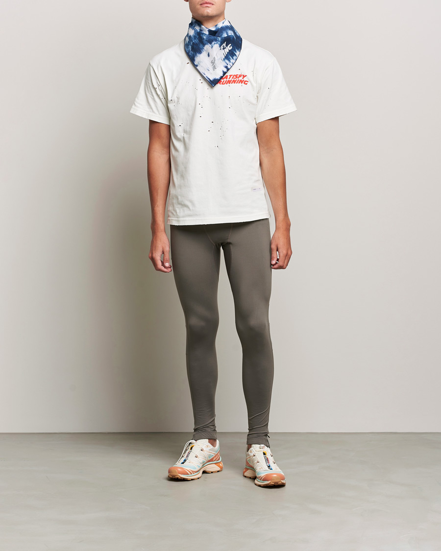 Homme | T-shirts | Satisfy | MothTech Distressed T-Shirt Off White