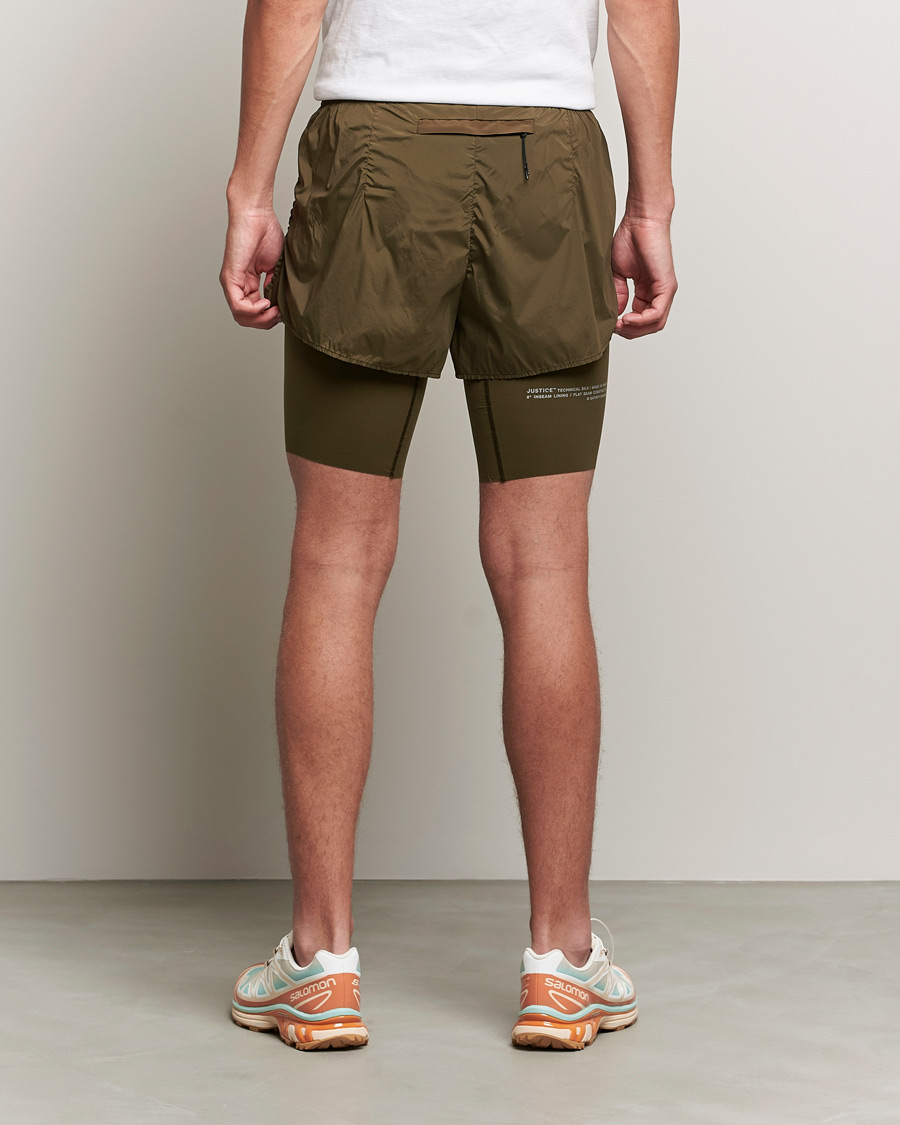 Heren | Korte broek | Satisfy | TechSilk Shorts Olive
