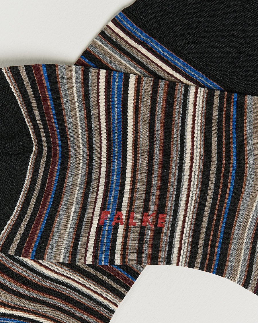 Heren | Ondergoed | Falke | Micro Block Sock Grey Multi