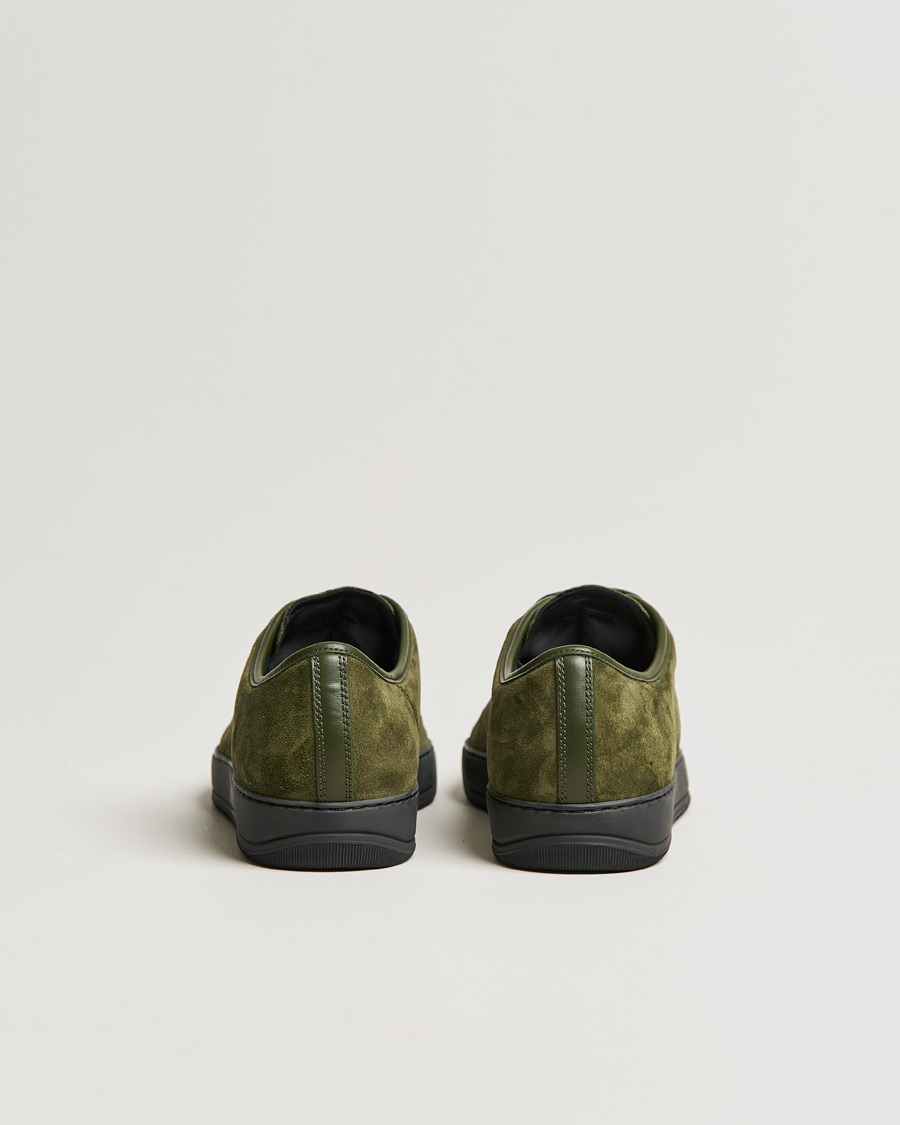 Homme | Lanvin Patent Cap Toe Sneaker Khaki | Lanvin | Patent Cap Toe Sneaker Khaki