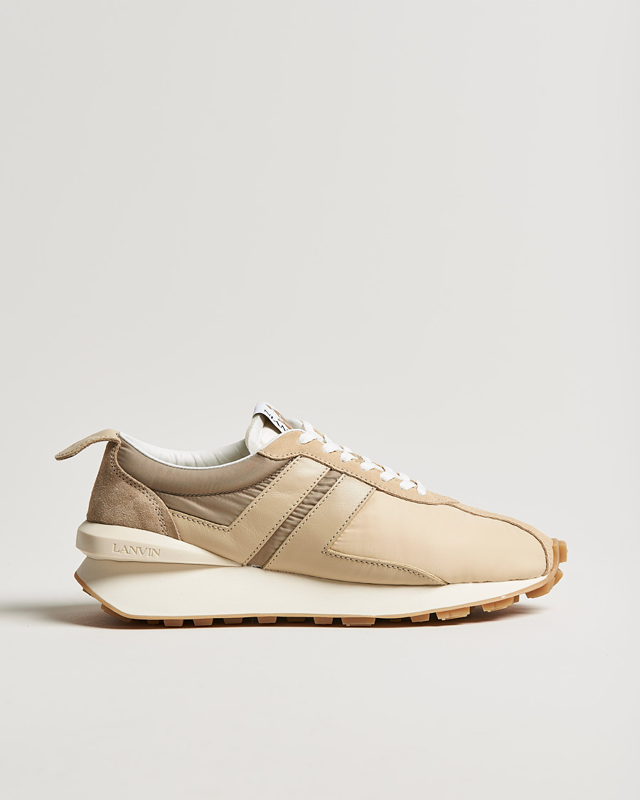 Homme | Lanvin Bumpr Running Sneakers Ecru | Lanvin | Bumpr Running Sneakers Ecru