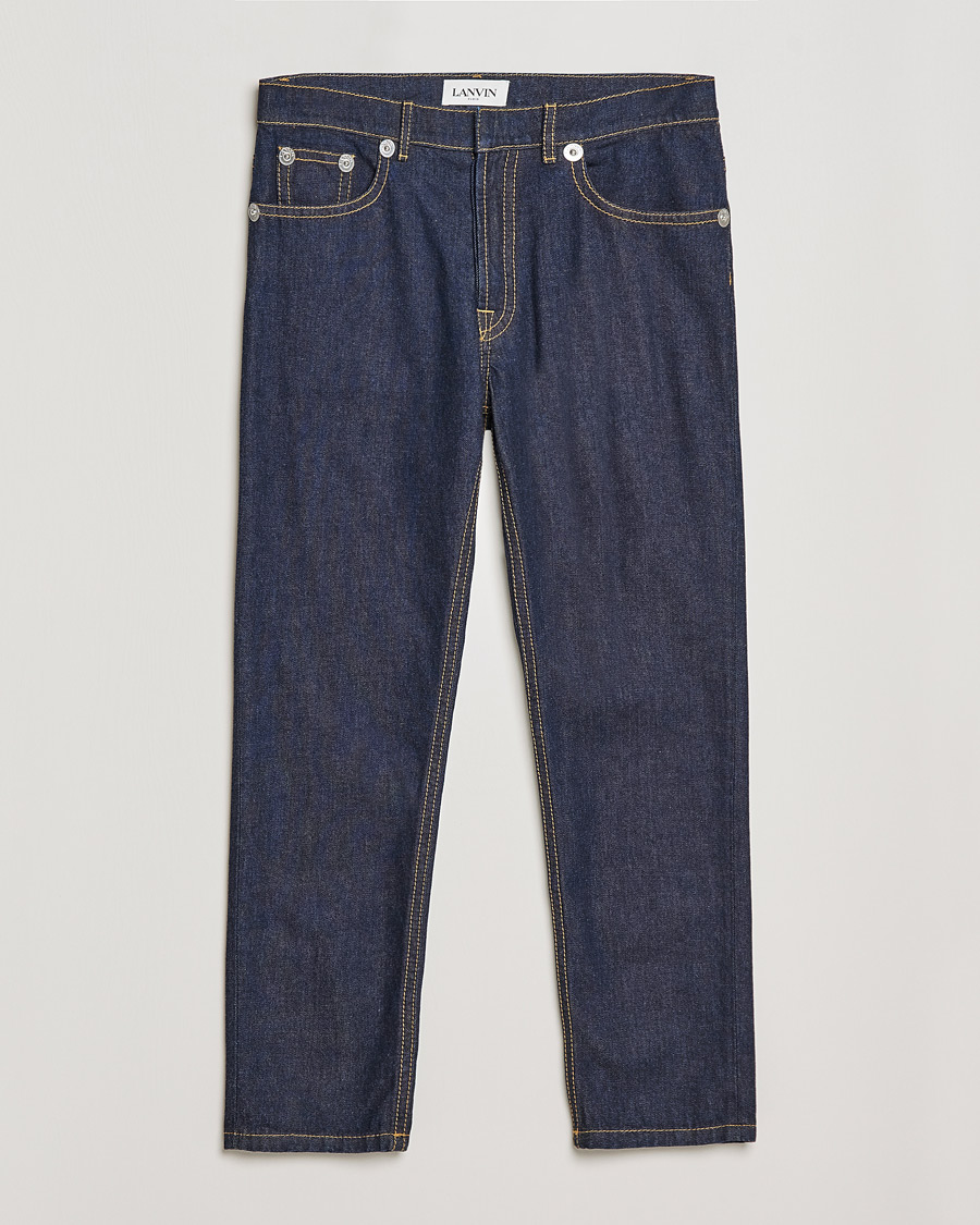 Homme | Jeans | Lanvin | Tapered Jeans Navy Blue