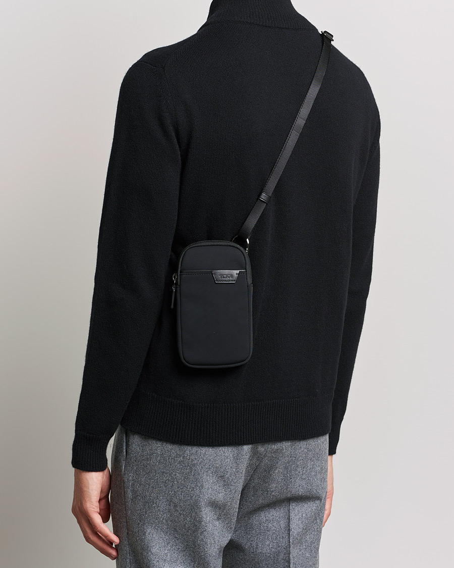 Homme | TUMI Harrison Beech Small Crossbody Pouch Black | TUMI | Harrison Beech Small Crossbody Pouch Black