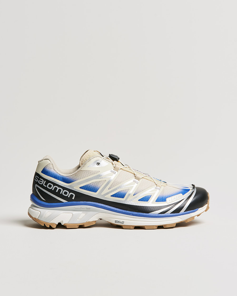 Homme | Salomon XT-6 Skyline Running Sneakers Sand/Blue | Salomon | XT-6 Skyline Running Sneakers Sand/Blue