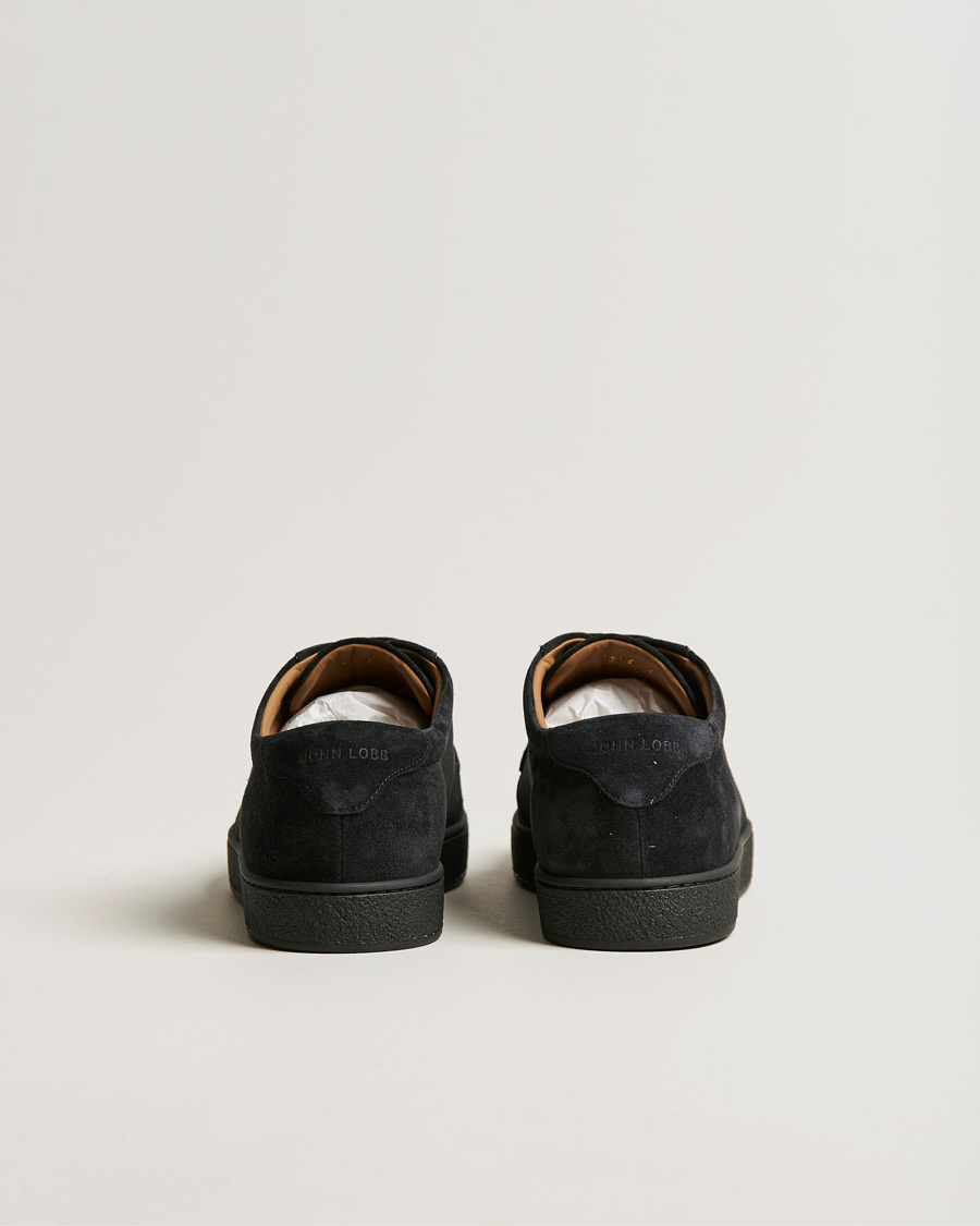 Homme | John Lobb Molton Soft Suede Sneaker Black Suede | John Lobb | Molton Soft Suede Sneaker Black Suede