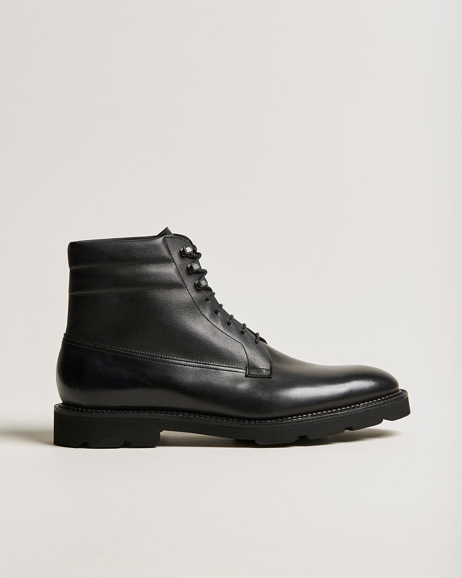 Homme | John Lobb Adler Leather Boot Black Calf | John Lobb | Adler Leather Boot Black Calf