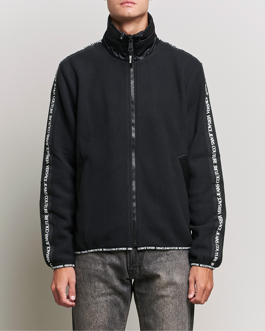 Heren | Truien | Versace Jeans Couture | Tape Logo Full Zip Black