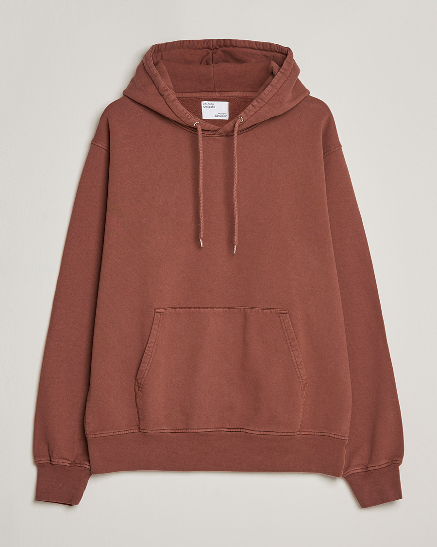 Heren | Truien | Colorful Standard | Classic Organic Hood Cinnamon Brown