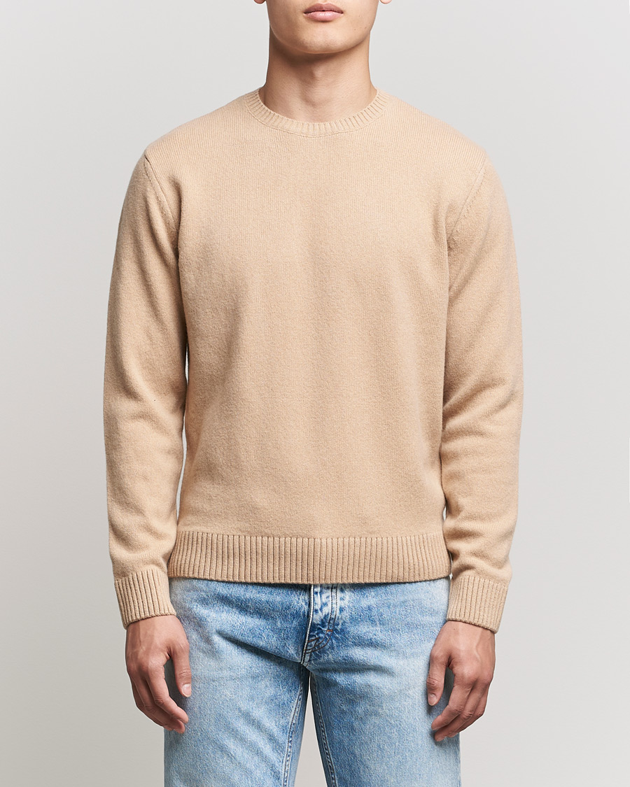 Heren | Truien | Colorful Standard | Classic Merino Wool Crew Neck Honey Beige