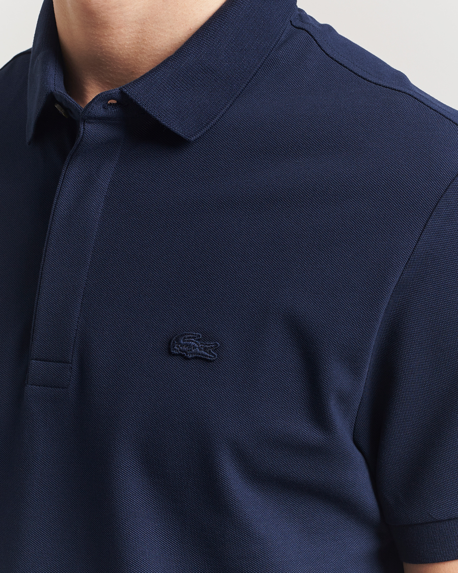 Heren | Polo's | Lacoste | Paris Polo Piké Navy Blue