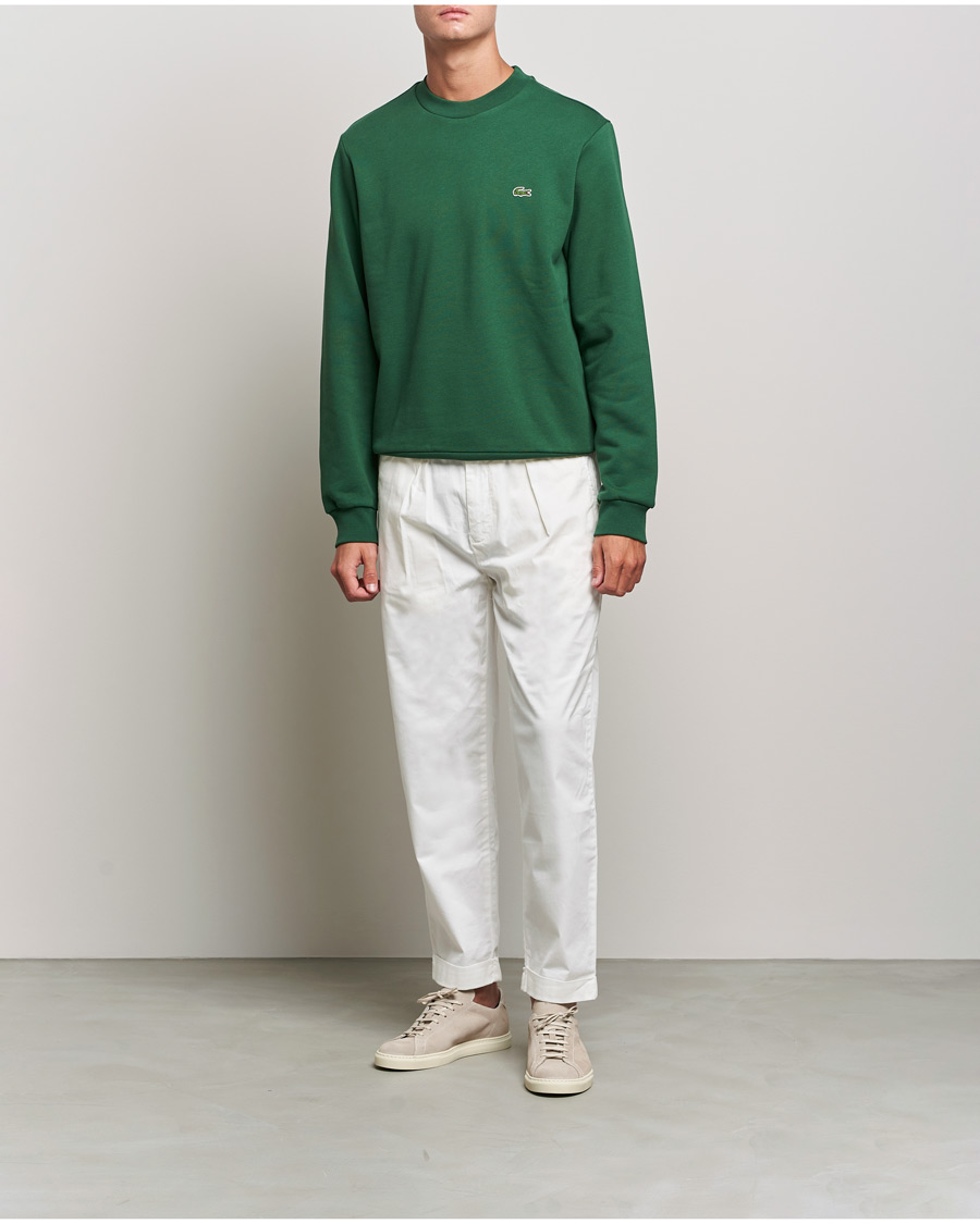 Heren | Truien | Lacoste | Crew Neck Sweatshirt Green
