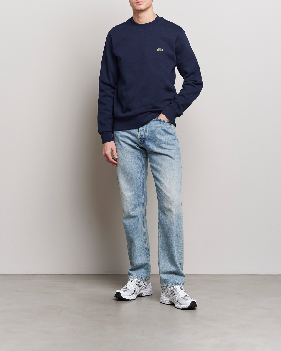 Homme | Pulls Et Tricots | Lacoste | Crew Neck Sweatshirt Navy Blue