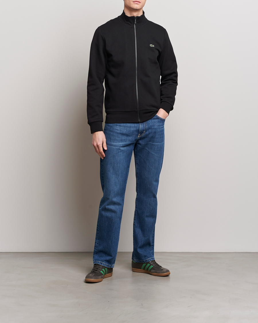 Heren | Truien | Lacoste | Full Zip Sweater Black