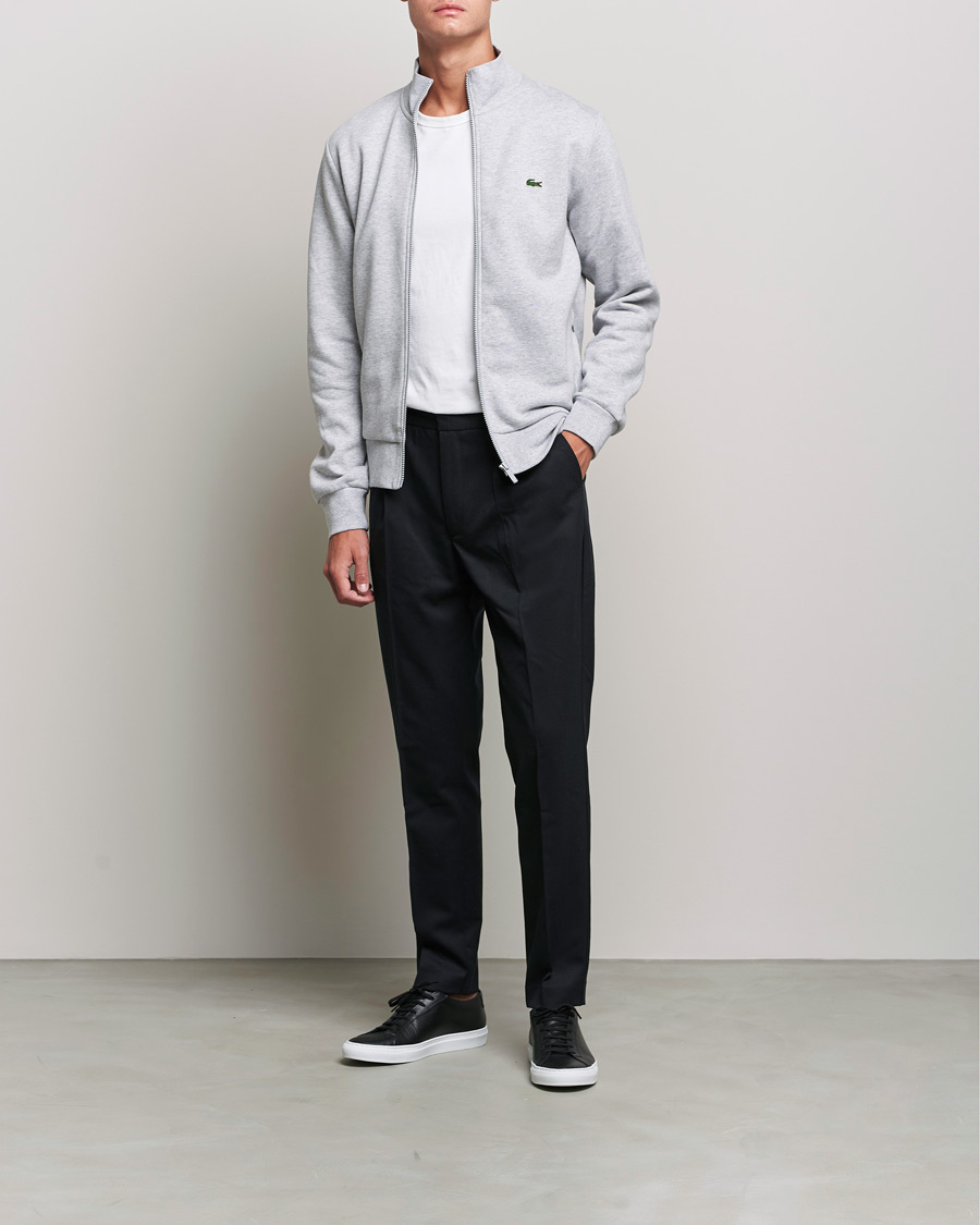 Heren | Truien | Lacoste | Full Zip Sweater Silver Chine