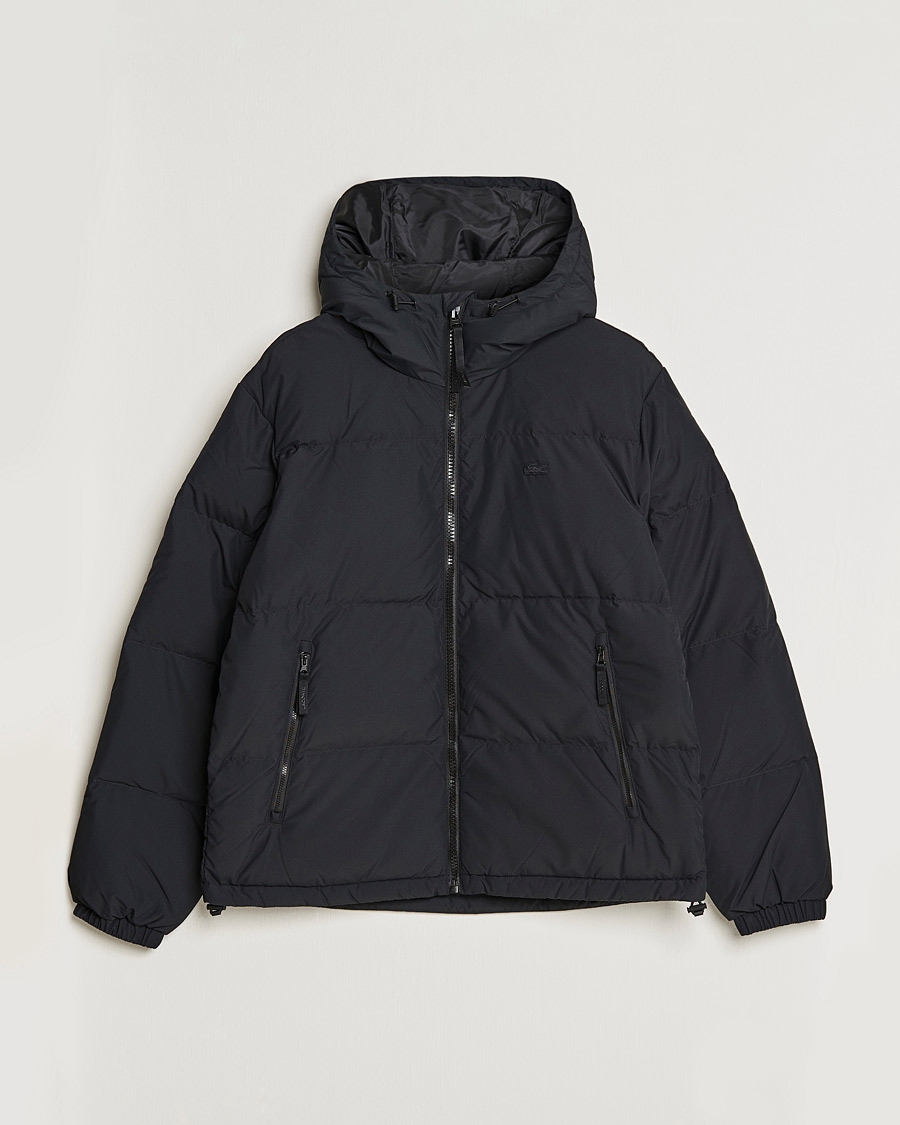 Homme | Manteaux Et Vestes | Lacoste | Hooded Lightweight Jacket Black