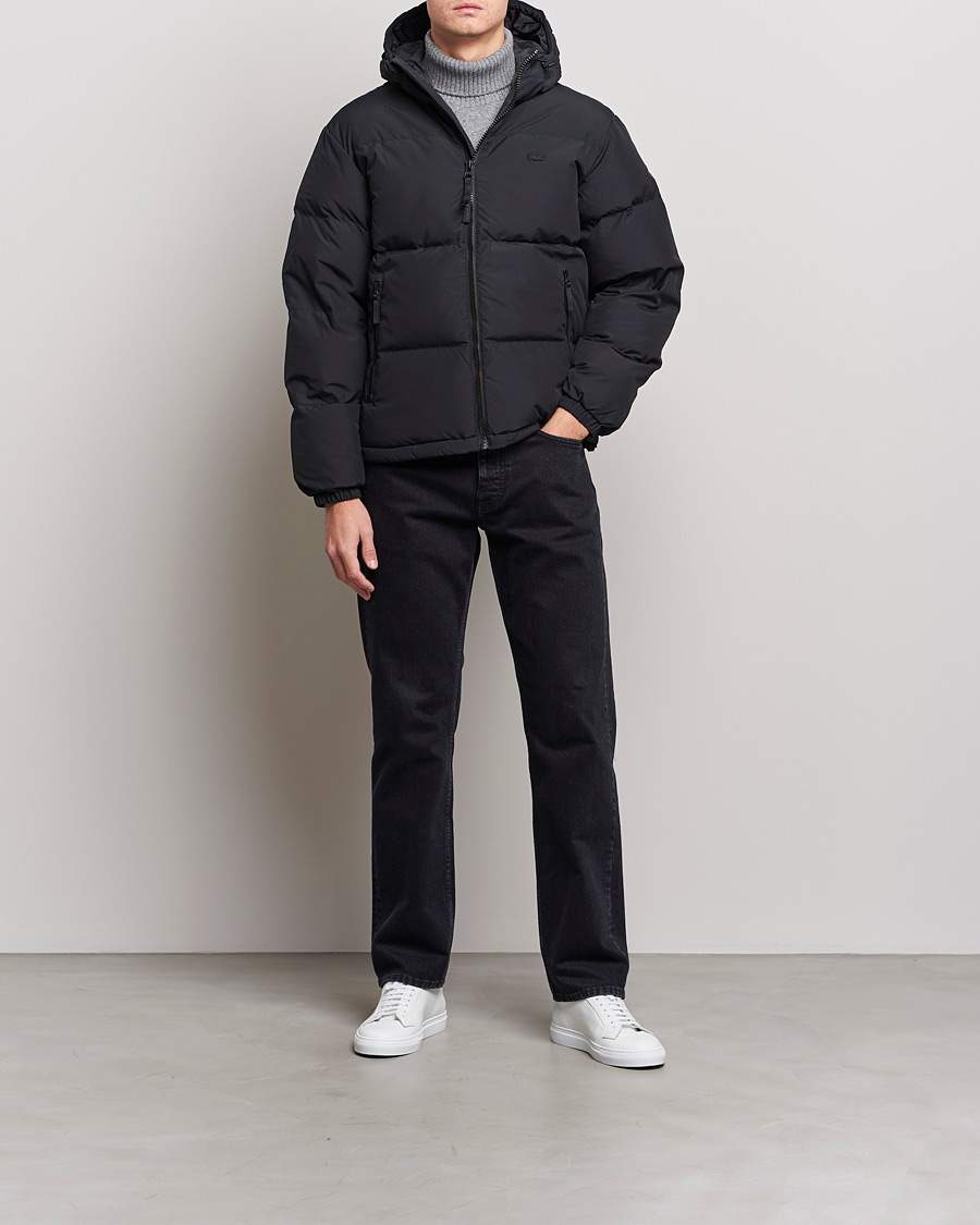 Homme | Manteaux Et Vestes | Lacoste | Hooded Lightweight Jacket Black