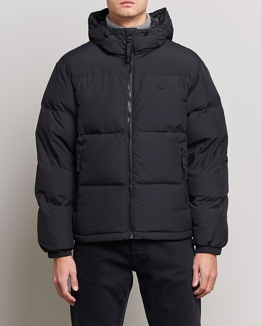 Homme | Manteaux Et Vestes | Lacoste | Hooded Lightweight Jacket Black