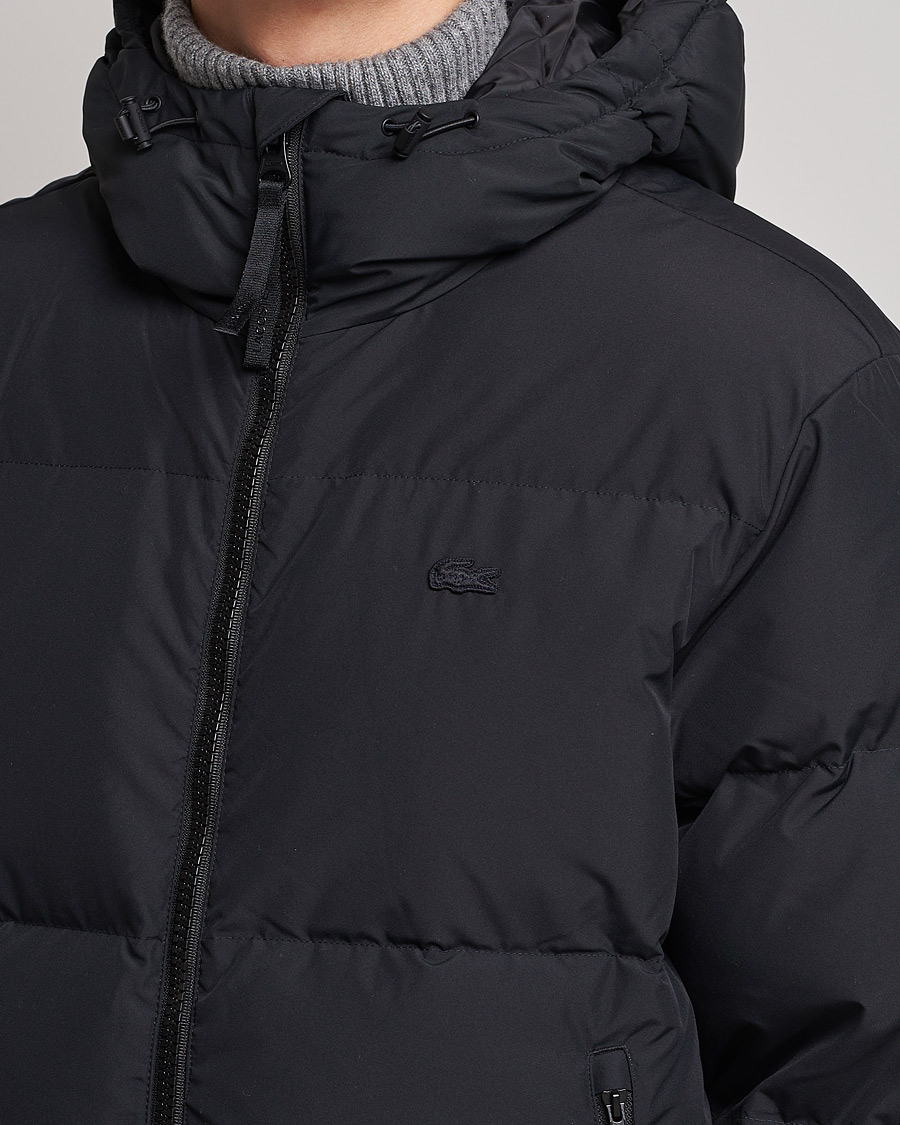 Homme | Manteaux Et Vestes | Lacoste | Hooded Lightweight Jacket Black