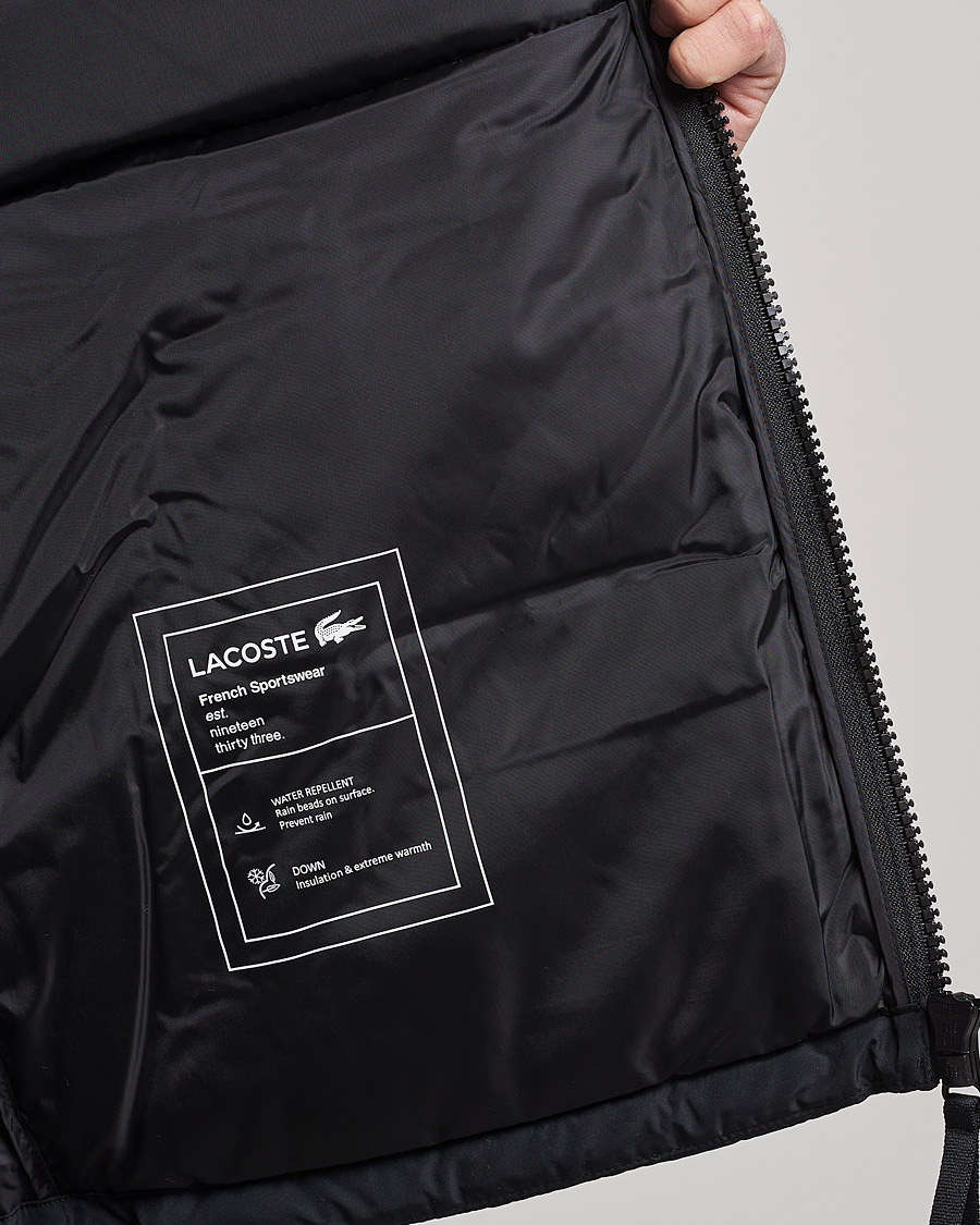 Homme | Manteaux Et Vestes | Lacoste | Hooded Lightweight Jacket Black
