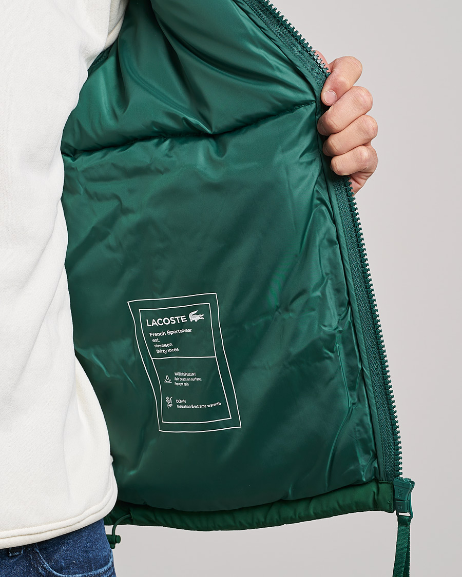 Homme | Manteaux Et Vestes | Lacoste | Hooded Lightweight Jacket Green