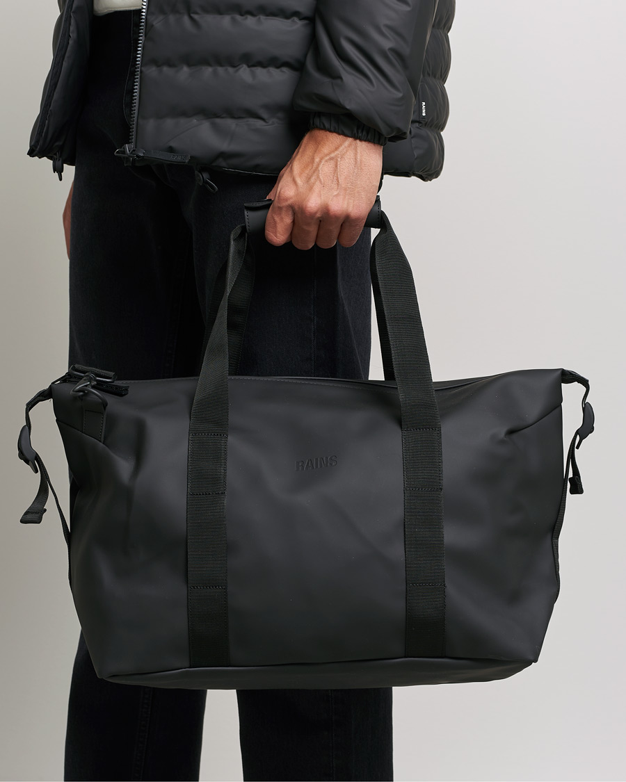 Homme | RAINS Small Weekendbag Black | RAINS | Small Weekendbag Black