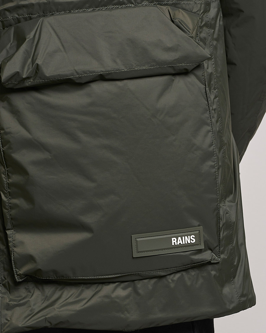 Homme | Manteaux Et Vestes | RAINS | Alpine Nylon Parka Green
