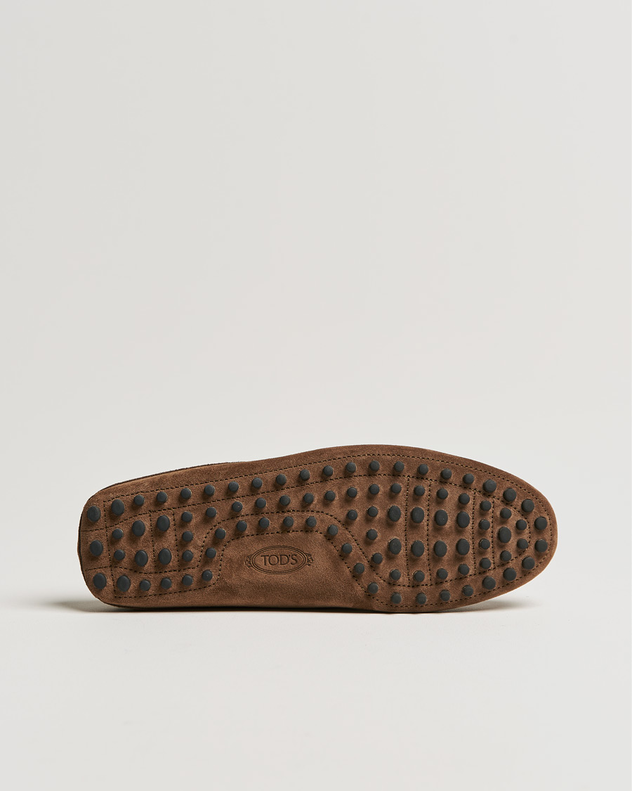 Homme | Tod's Gommino Slippers Dark Brown Suede | Tod's | Gommino Slippers Dark Brown Suede