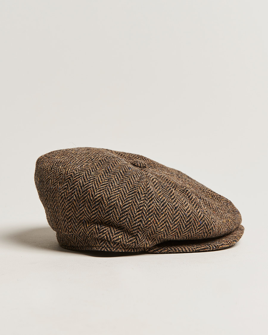 Heren | Lock & Co Hatters Tremelo Wool Cap Black Beige | Lock & Co Hatters | Tremelo Wool Cap Black Beige